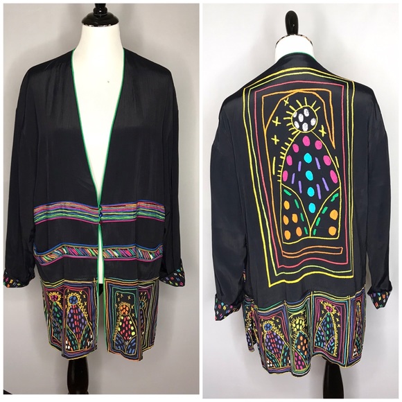 Platinum Dorothy Schoelen Artsy Vintage Jacket - Picture 2 of 8